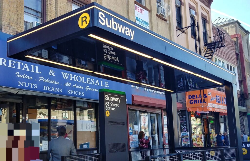 New York City Subway Canopy Example of Work